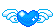 little blue heart